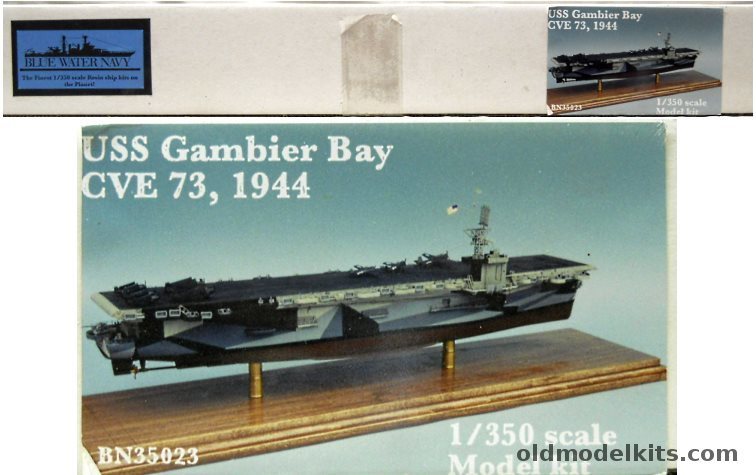 Blue Water Navy 1/350 USS Gambier Bay CVE73 1944 Aircraft Carrier, BN35023 plastic model kit